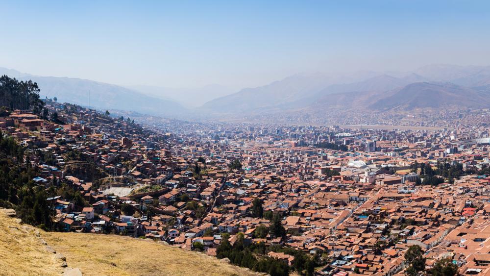 Cityscape of Cusco, Peru wallpaper