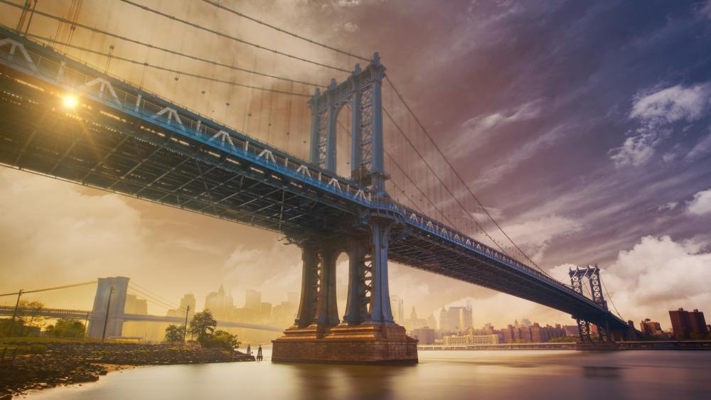Manhattan Bridge wallpaper