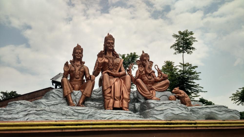 Lord Shiva, Kartikeya & Ganesh wallpaper