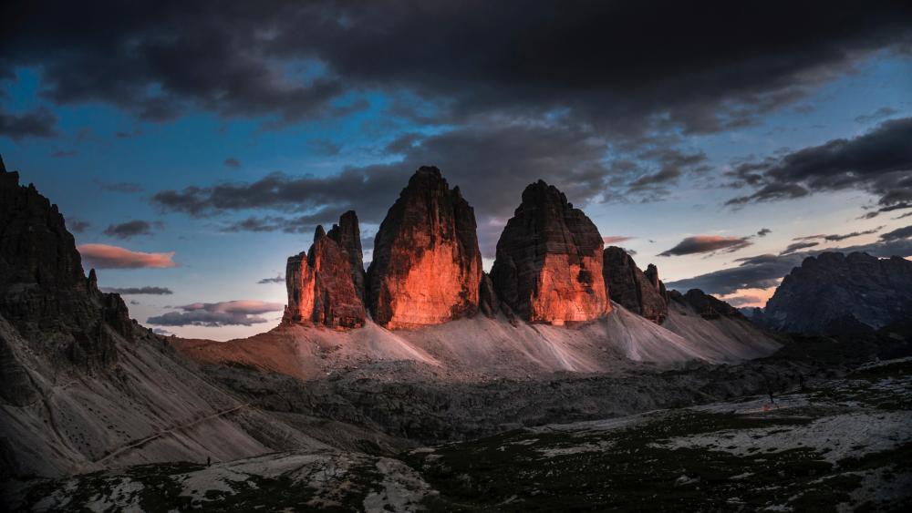 Dolomites - Three Peaks Nature Park wallpaper