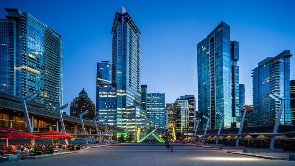 Jack Poole Plaza in Vancouver, Canada wallpaper