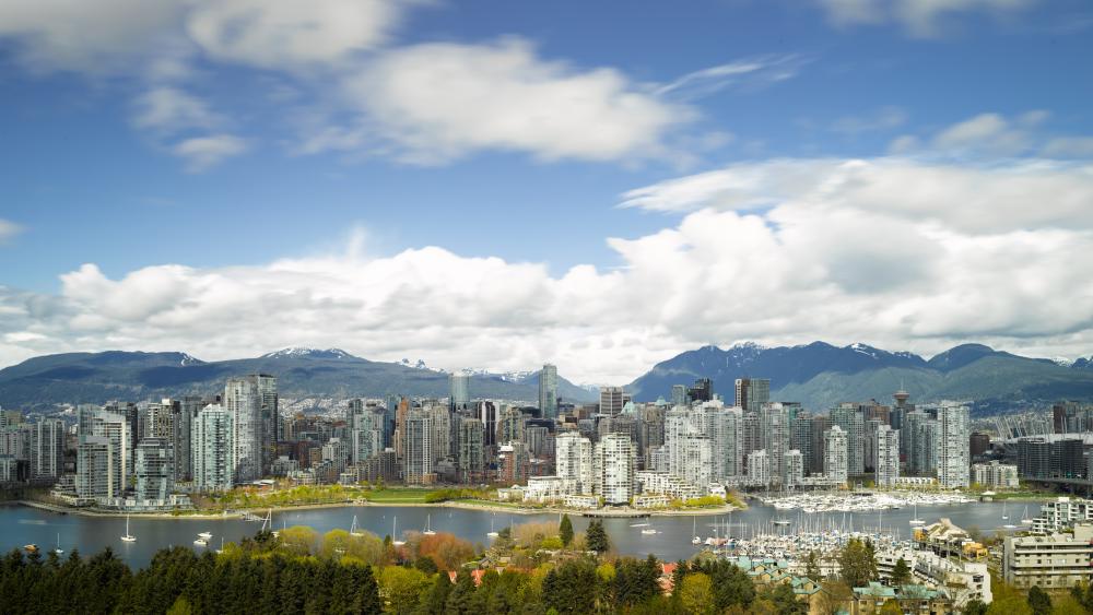 Vancouver Cityscape Panorama wallpaper