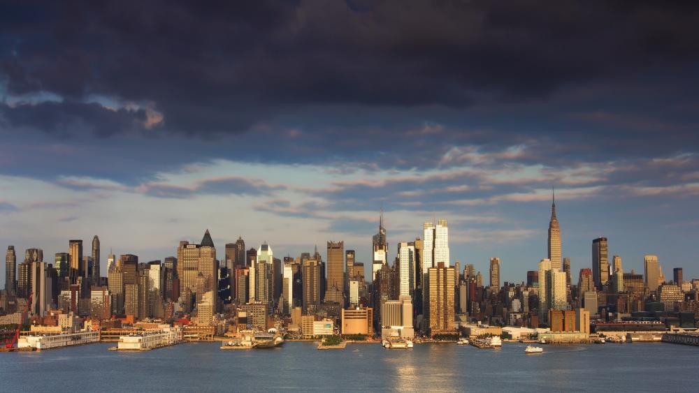 New York City skyline wallpaper