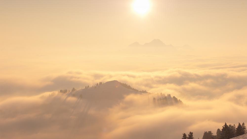 Hazy Lucerne wallpaper
