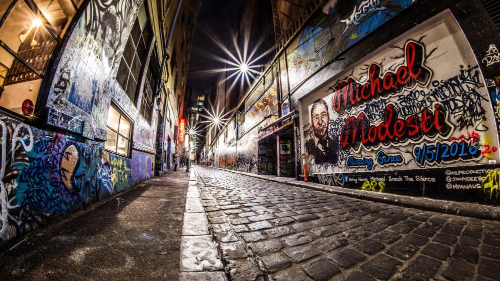 Melbourne Alley wallpaper - backiee