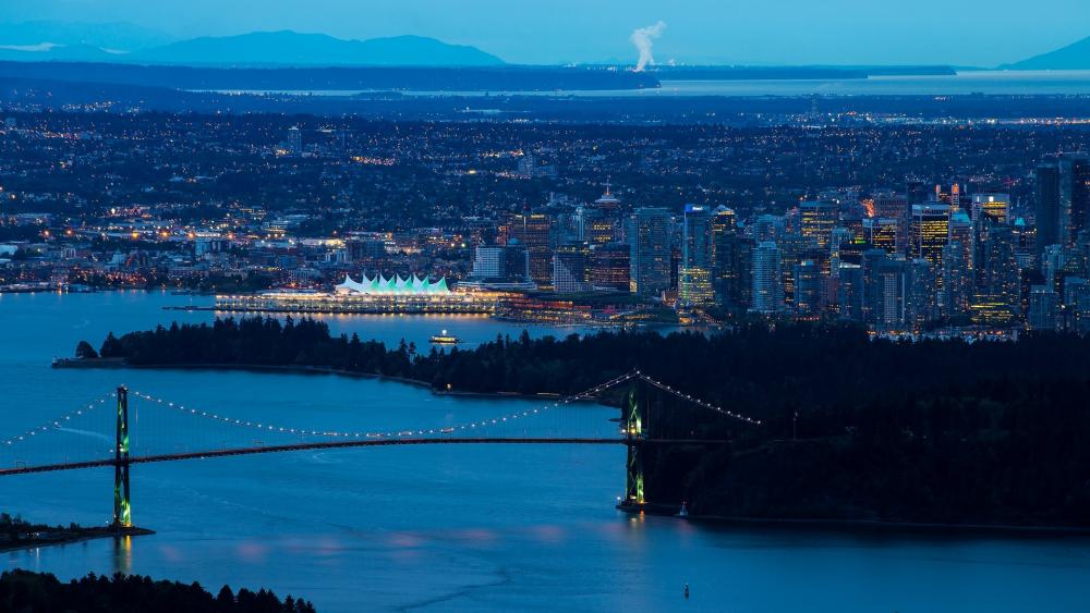 Lions Gate Bridge, Vancouver wallpaper