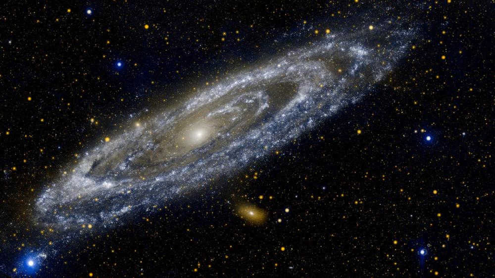 GALEX Image of the Andromeda Galaxy wallpaper