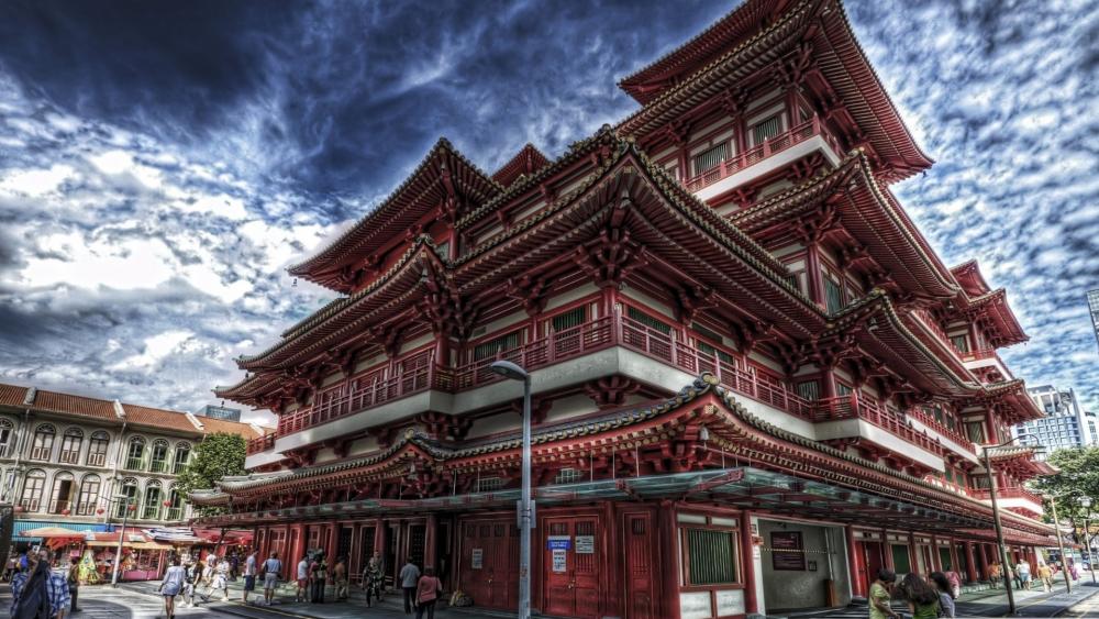 Buddha Tooth Relic Temple wallpaper