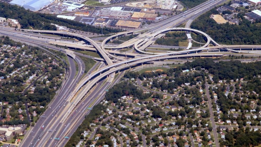 Aerial View of the Springfield Interchange wallpaper