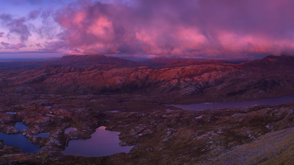Lands of Assynt in the North West Highlands of Scotland wallpaper