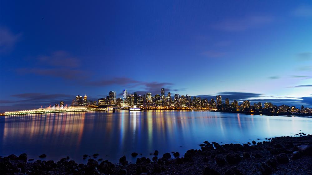 Vancouver lights wallpaper