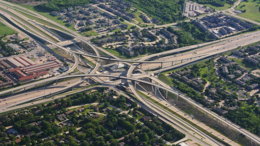 Interchange in the Greater Houston Area wallpaper