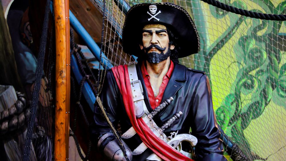 A Pirate captain wallpaper