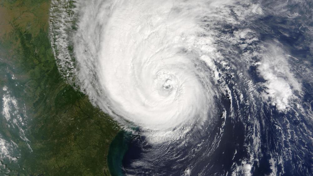 Hurricane Isabel Over North Carolina Wallpaper - Backiee