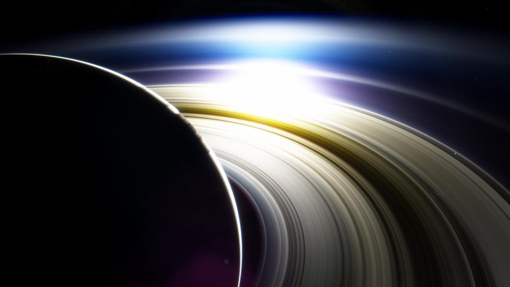 Rings of Saturn wallpaper