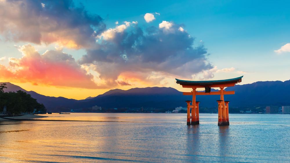 Itsukushima Floating Torii Gate wallpaper
