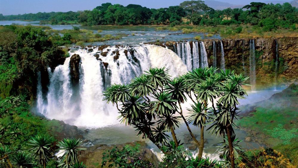 Blue Nile Falls wallpaper