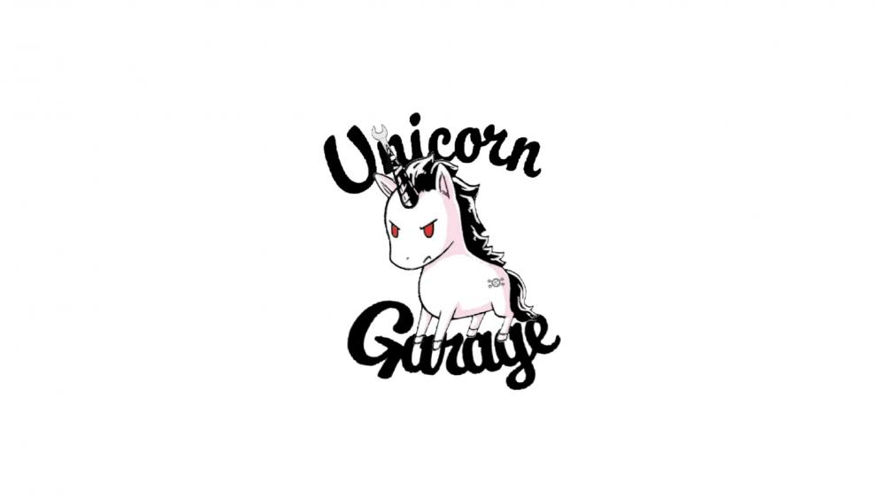 Unicorn Garage wallpaper