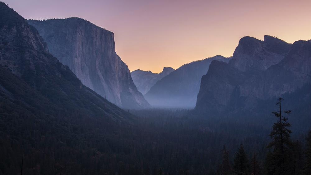 Yosemite Tunnel View, Yosemite Valley wallpaper
