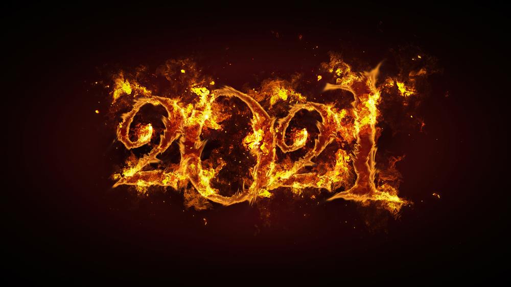 2021 Flame wallpaper
