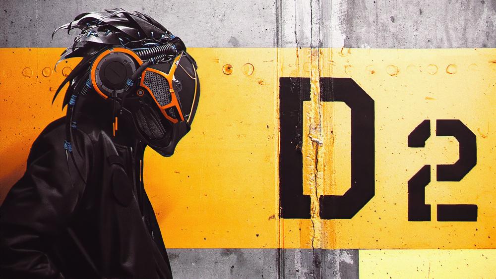Futuristc helmet wallpaper
