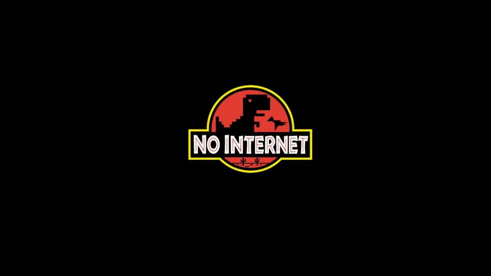 No Internet Connection - Jurassic Park wallpaper