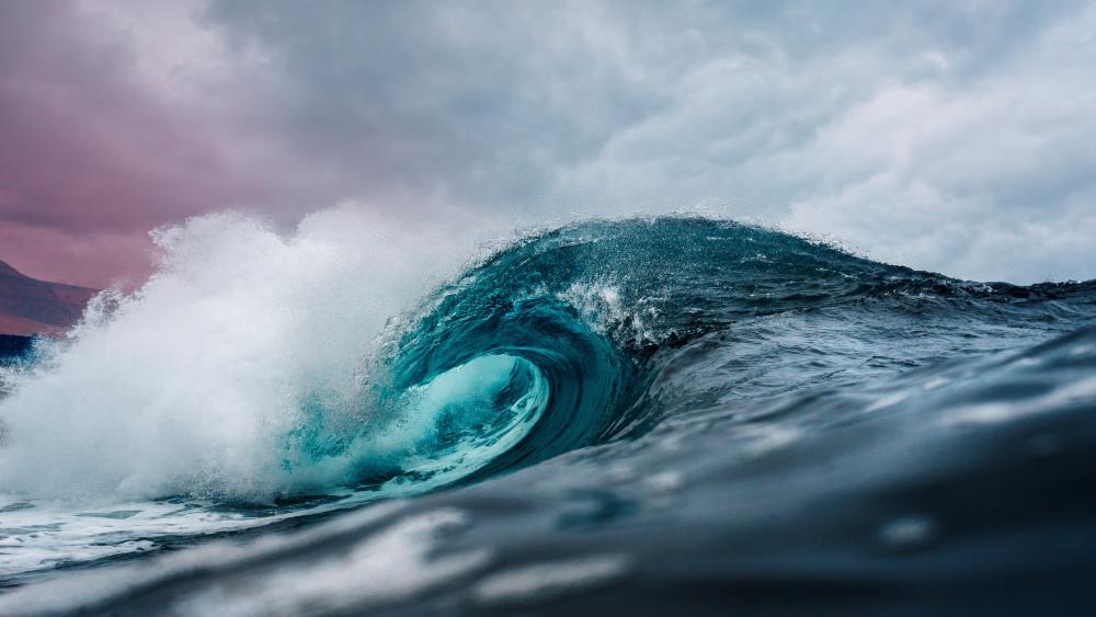 Great ocean wave wallpaper