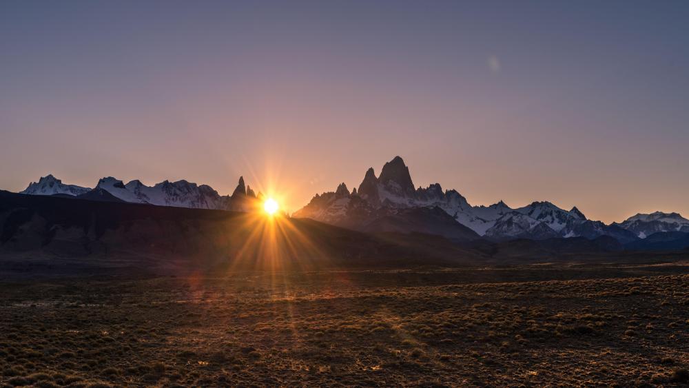 Mount Fitz Roy at Sunrise wallpaper