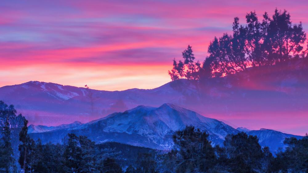 Glenwood Springs During Sunset wallpaper