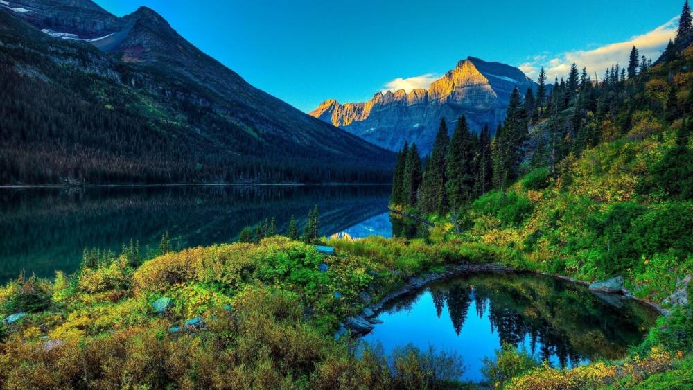Grinnell Lake wallpaper