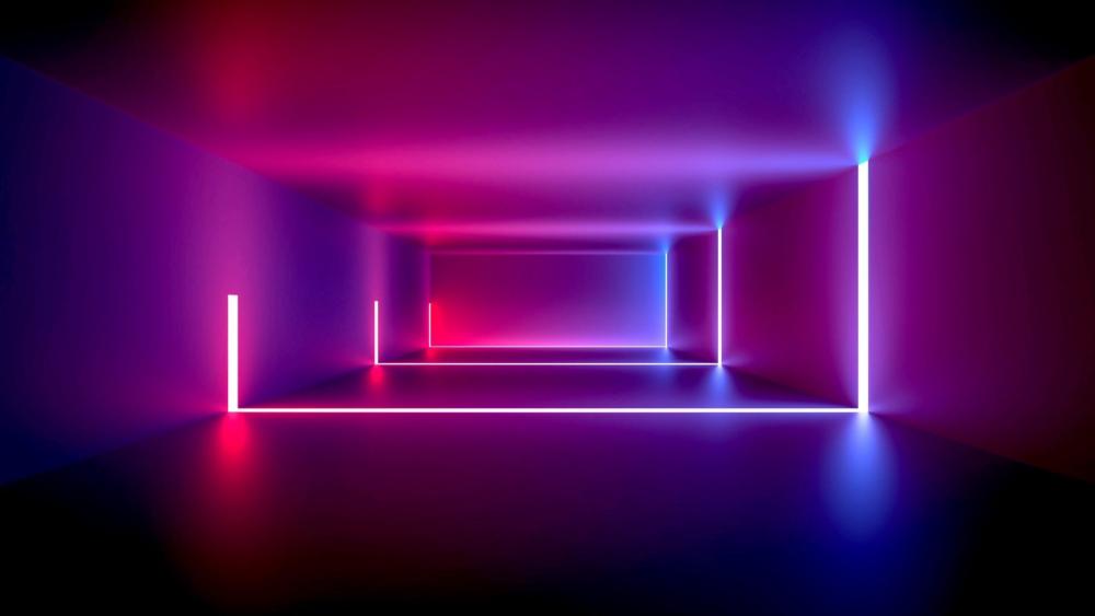 Neon lights wallpaper