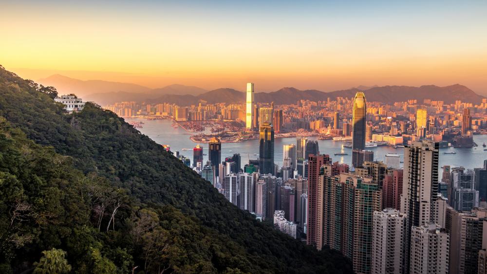 Hong Kong from Victoria Peak wallpaper