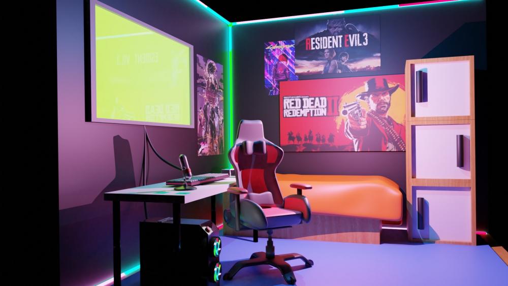 Gamer Room wallpaper