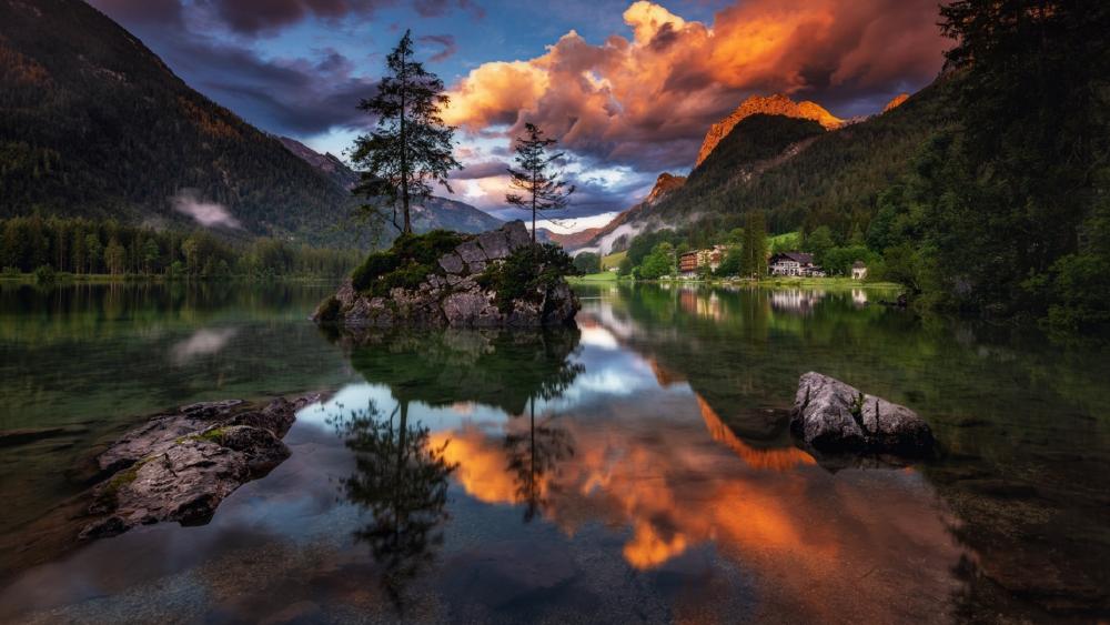 Hintersee wallpaper