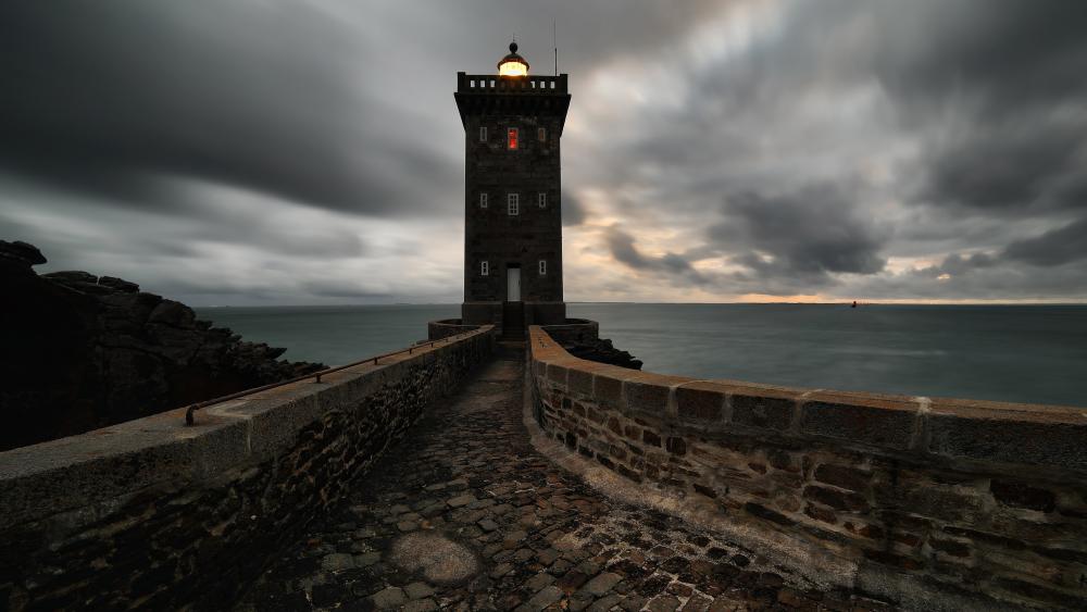 Lighthouse of Kermorvan wallpaper