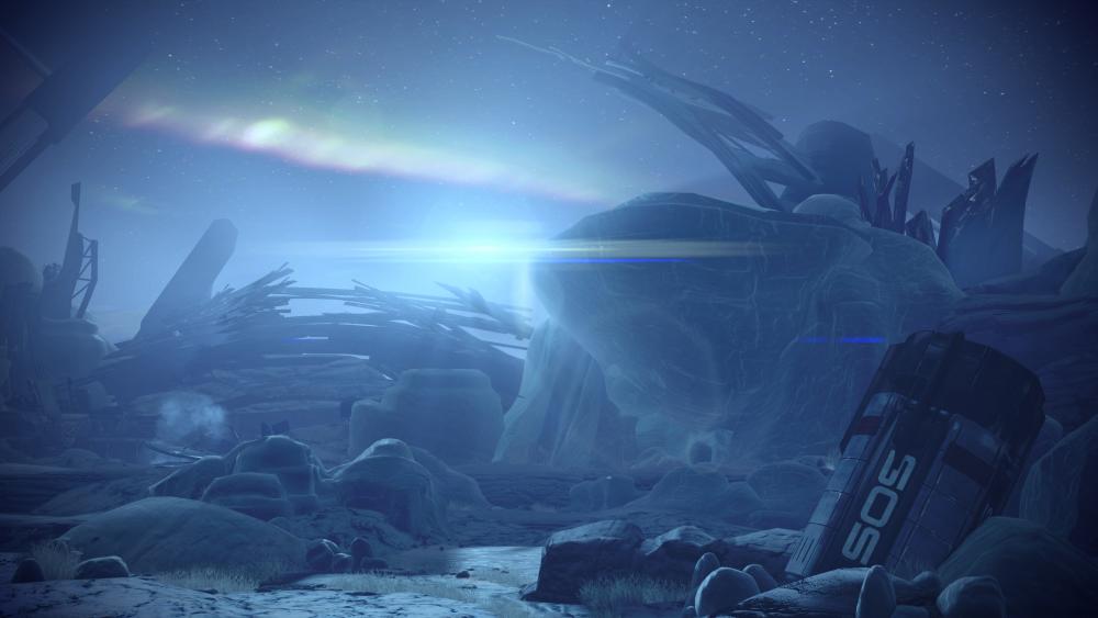 Frost Space wallpaper