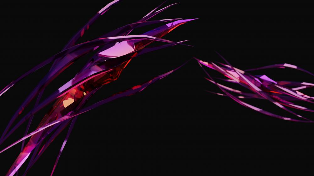 Crystal Spikes wallpaper