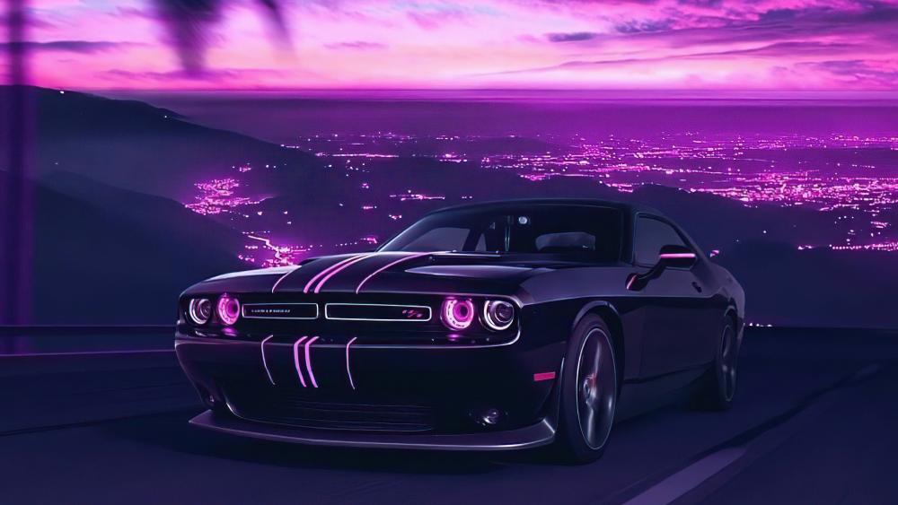 Purple Haze Dodge Challenger Dream wallpaper