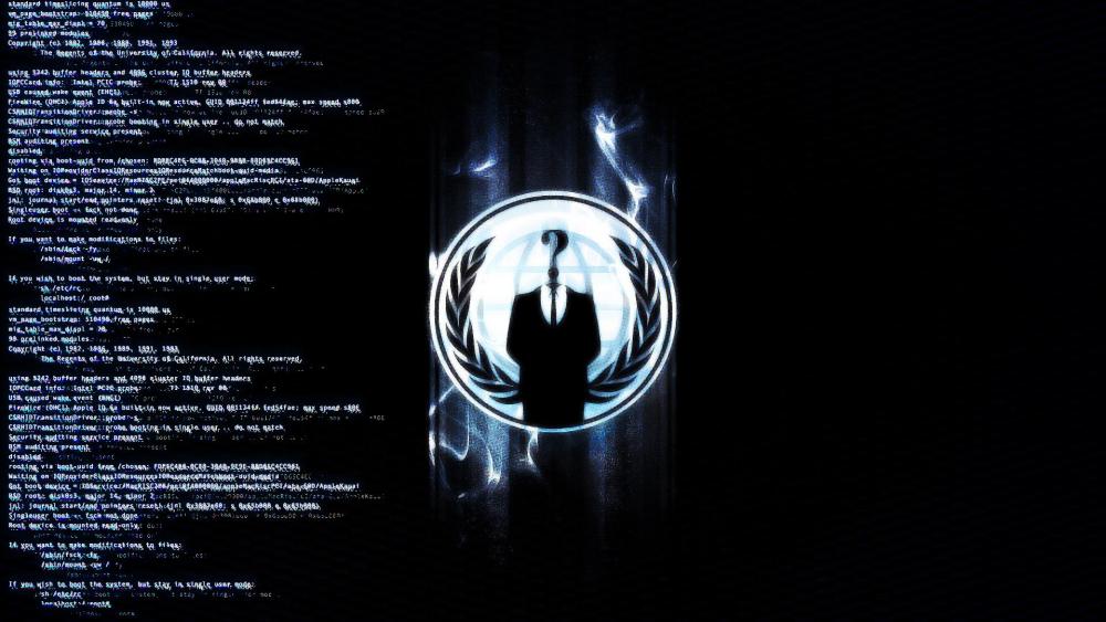 Anonymous logo wallpaper