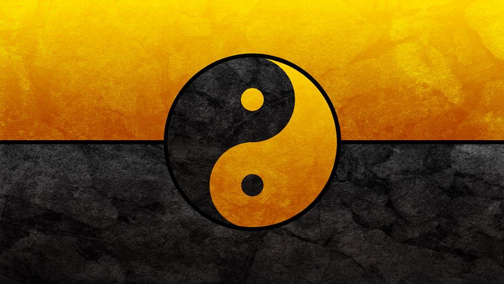 Yin and yang wallpaper