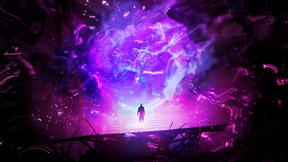 Teleportal wallpaper