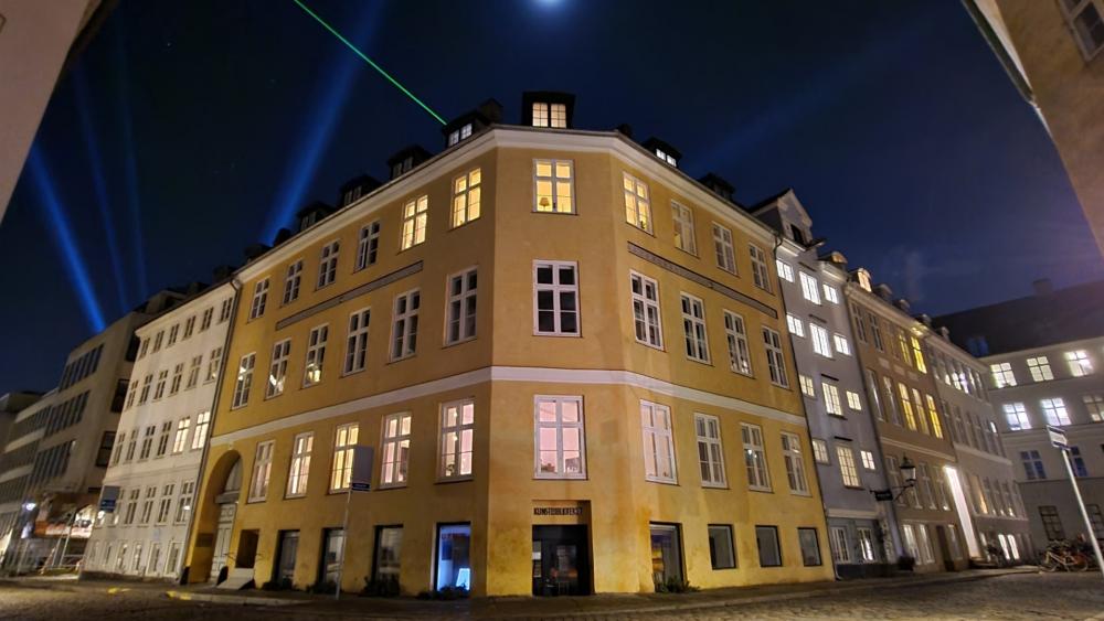 Copenhagen by night wallpaper