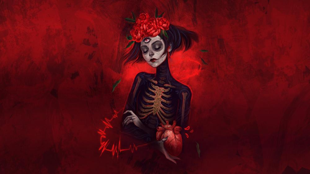 La Calavera Catrina wallpaper