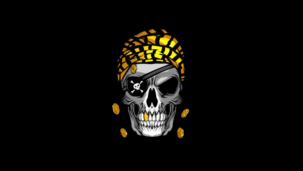 Pirate skull wallpaper