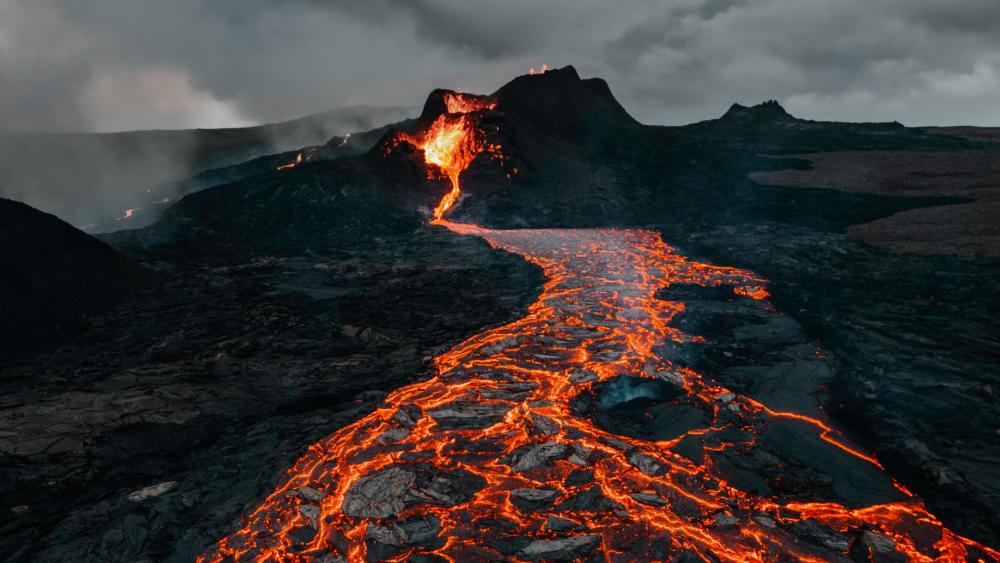 Fagradalsfjall Volcano wallpaper