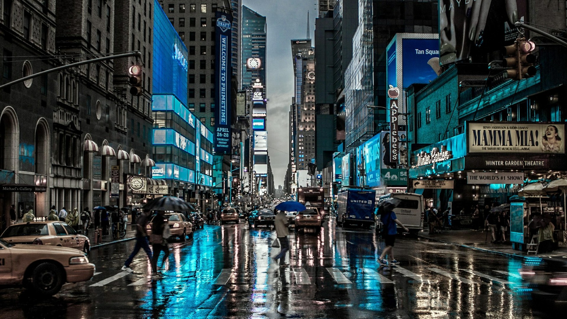 rainy new york city ambience