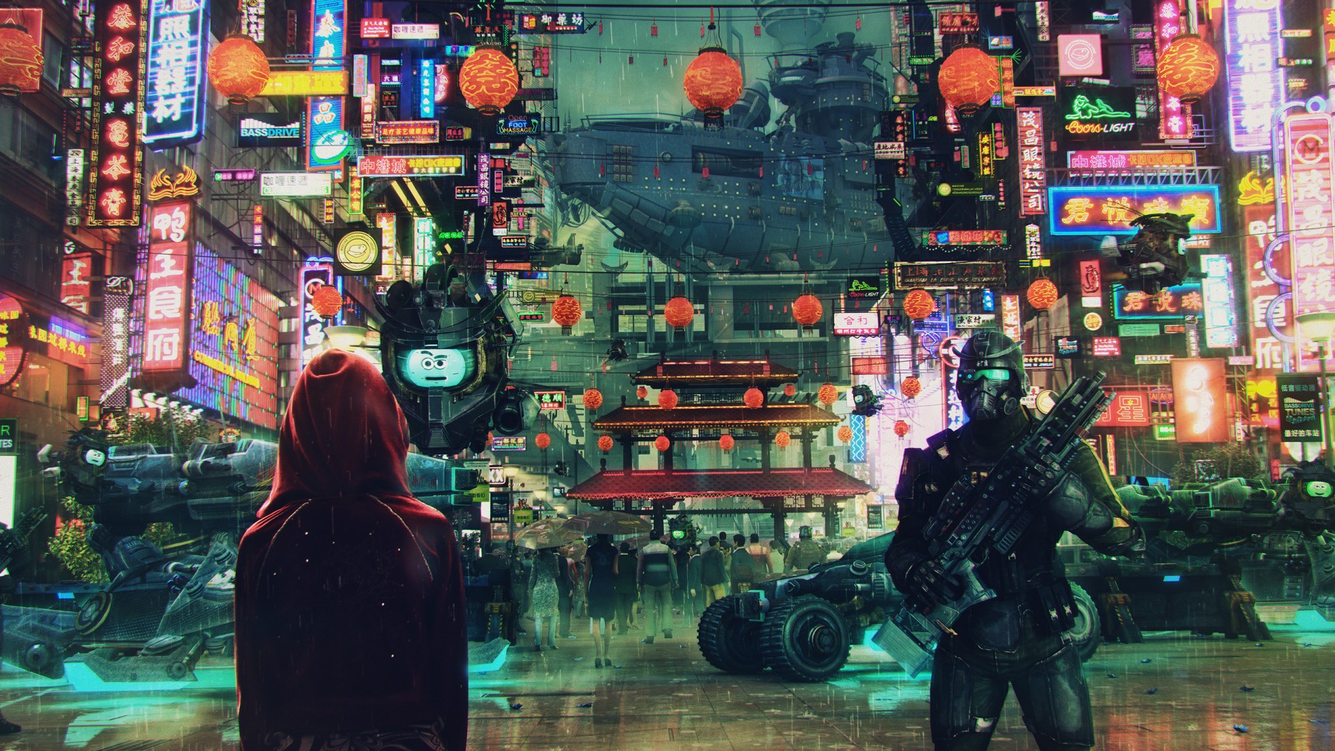 Cyberpunk City wallpapers - backiee