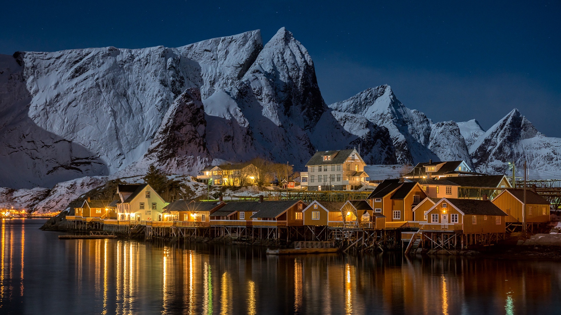 Sakrisoya Lofoten Islands Norway Wallpaper Backiee