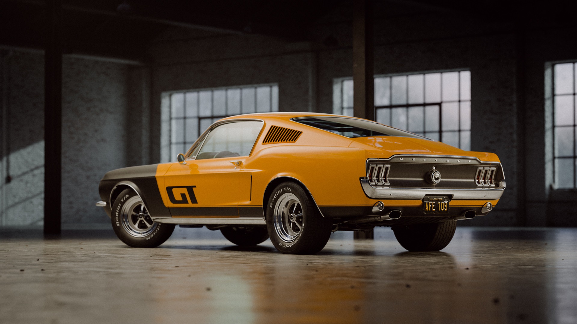 1968 Ford Mustang Gt Fastback Wallpaper Backiee