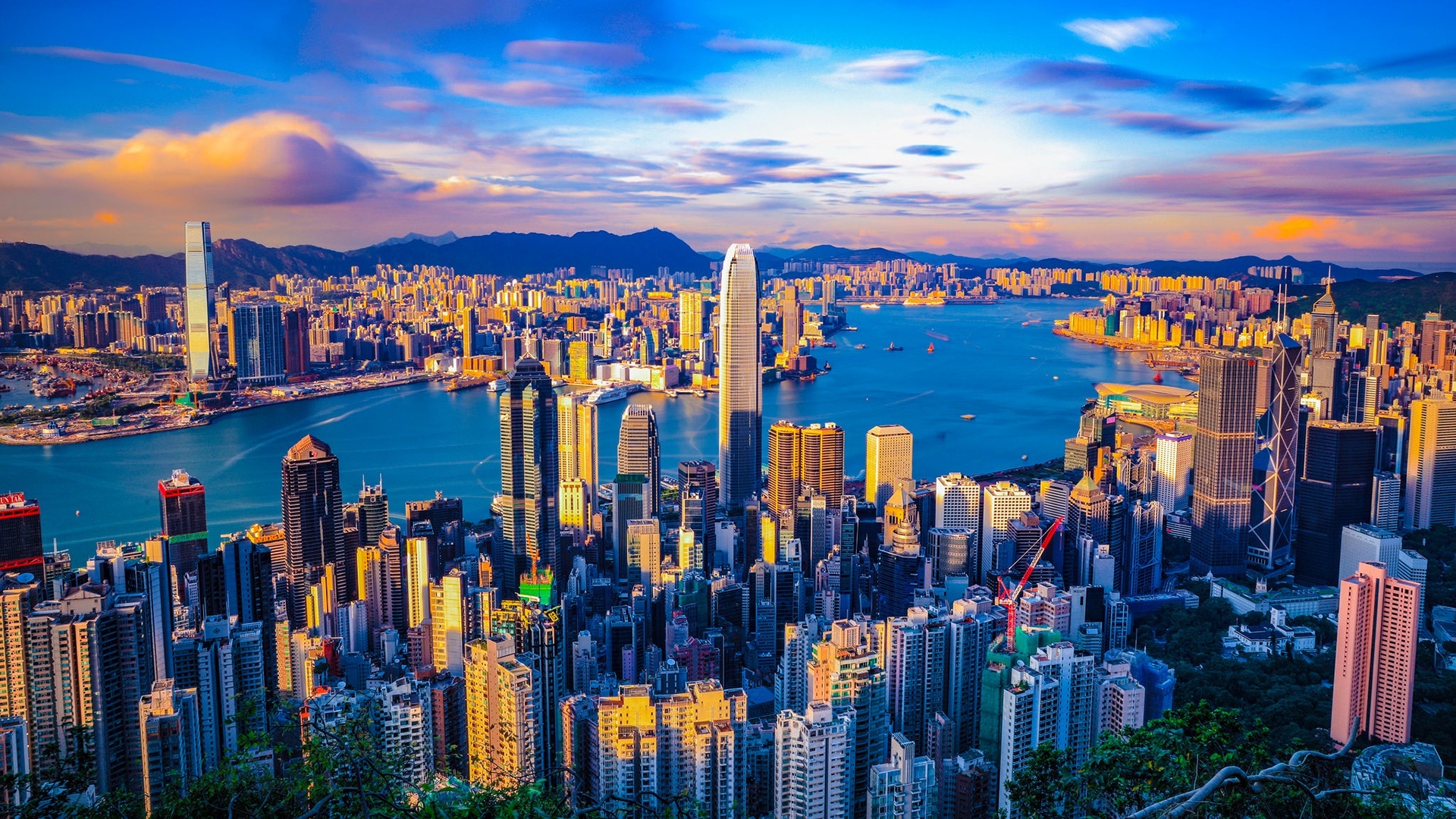 Hong Kong view from Victoria Peak wallpaper - backiee